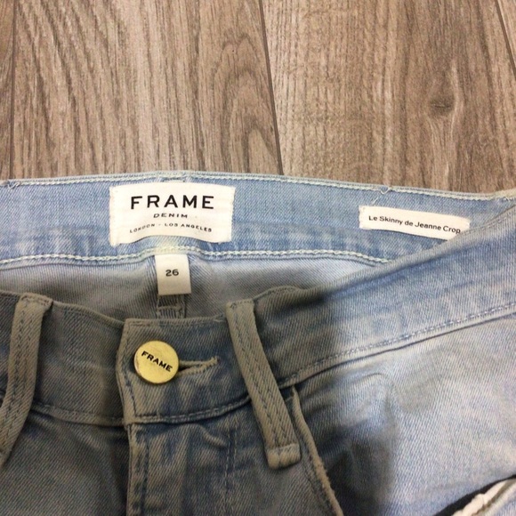 Frame le Skinny de Jeanne crop light was Jeans 26 - Picture 4 of 5